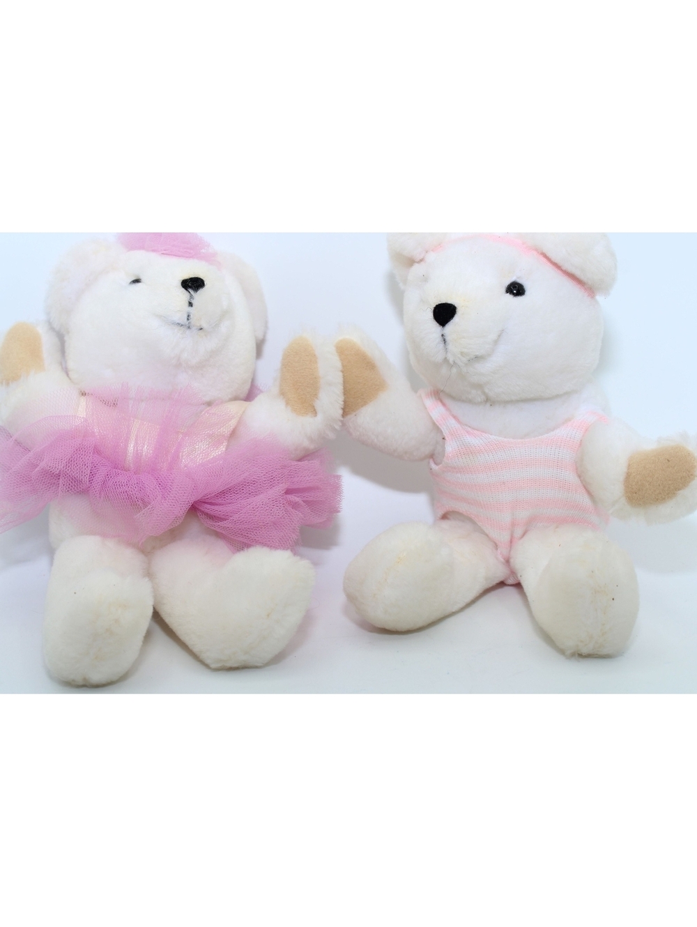 Vintage 1980s Russ Berrie Teddy Bears 817 & 820 Ballerina Plush Doll 5" Lot 2